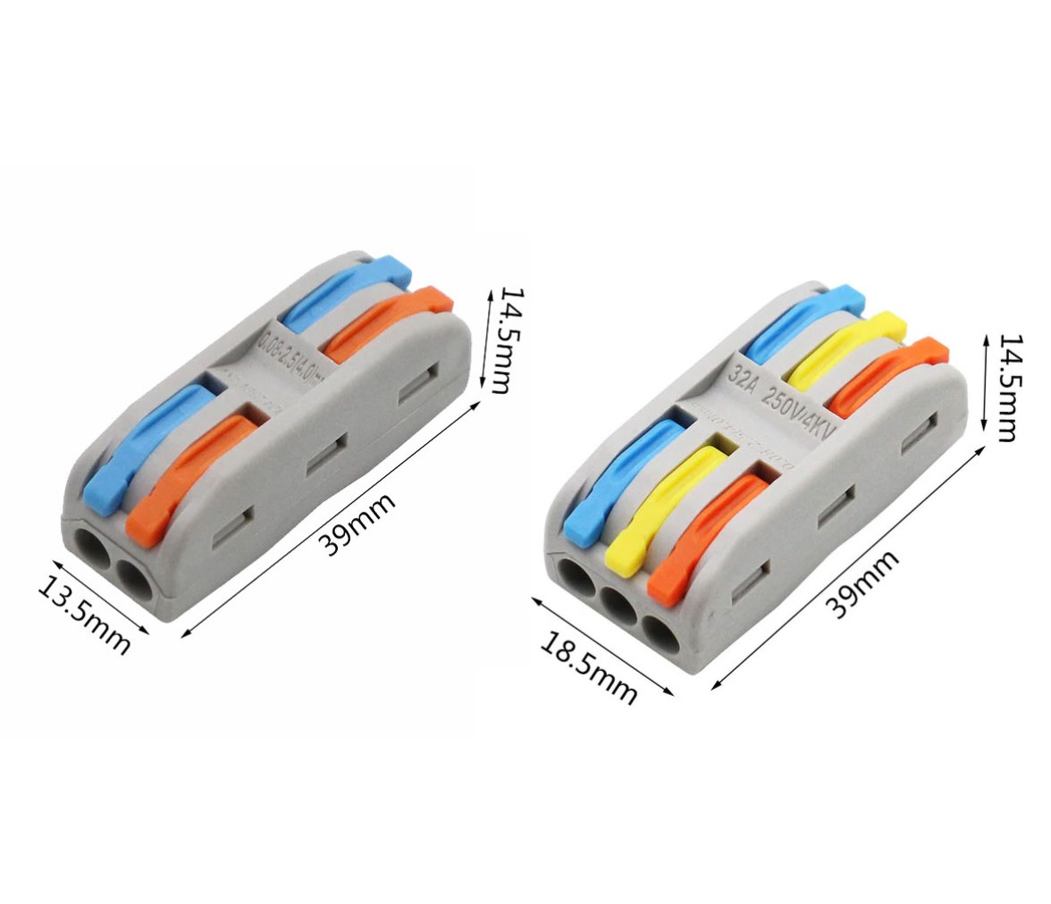Conectores de Cableado Compacto Colores