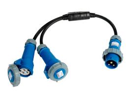 Conexion Doble Pantalan 16 Amperios