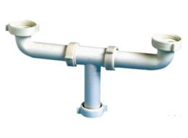 Conexion en T para 2 Fregaderos