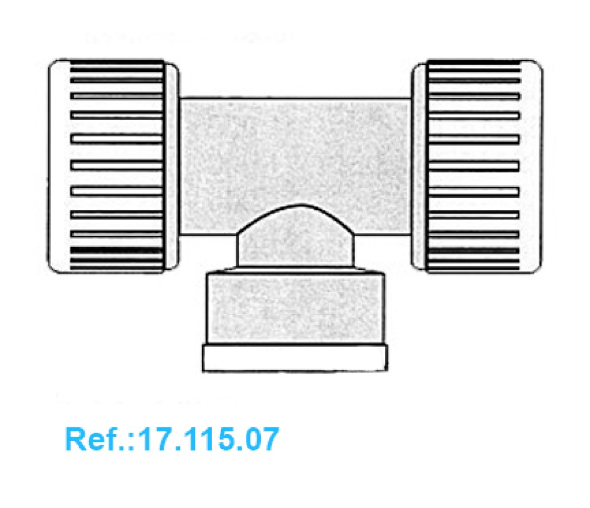 Conexiones de Plomería Hydrofix Ø 15 mm
