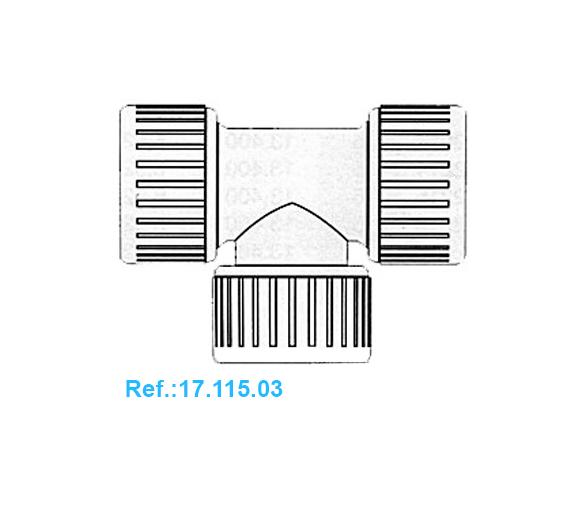 Conexiones de Plomería Hydrofix Ø 15 mm