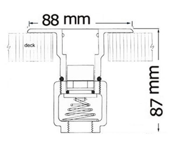 Conexion lavado presion cubiertas Inclinado