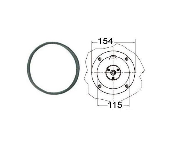 Ultraflex Fijacion y Contraplaca Bomba UP20 F Redondo X57