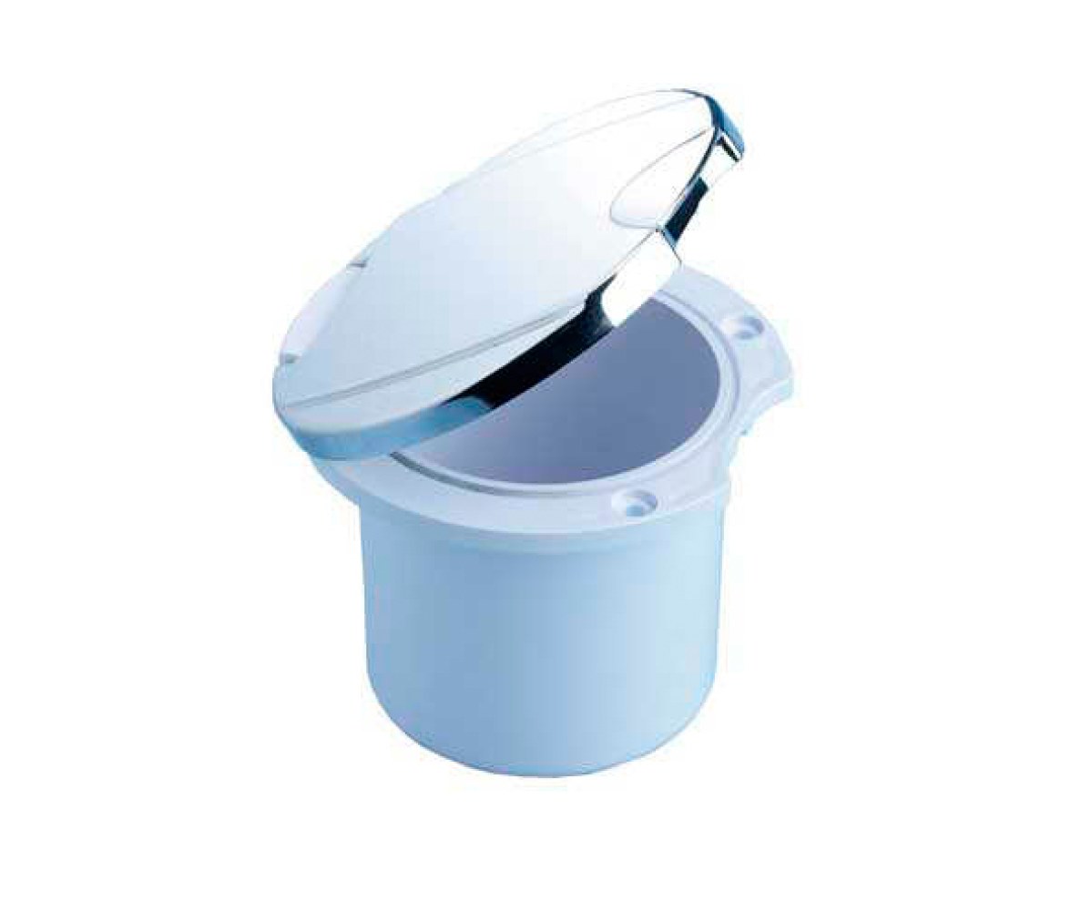 Contenedor para Ducha Empotrable Cromado Trem