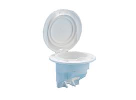 Contenedor para Ducha Plastico 70 mm Trem