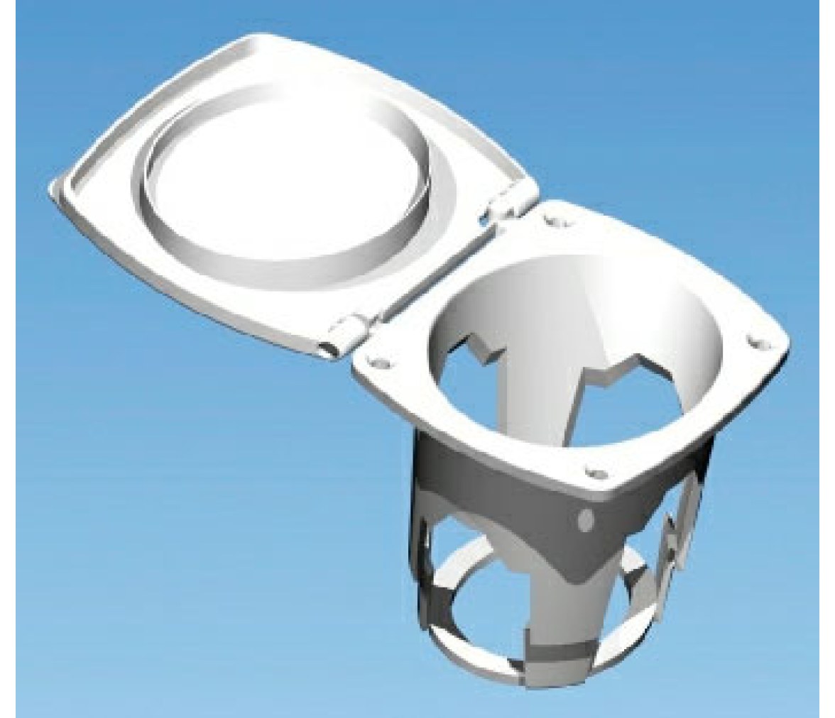 Contenedor para Ducha Plastico Trem