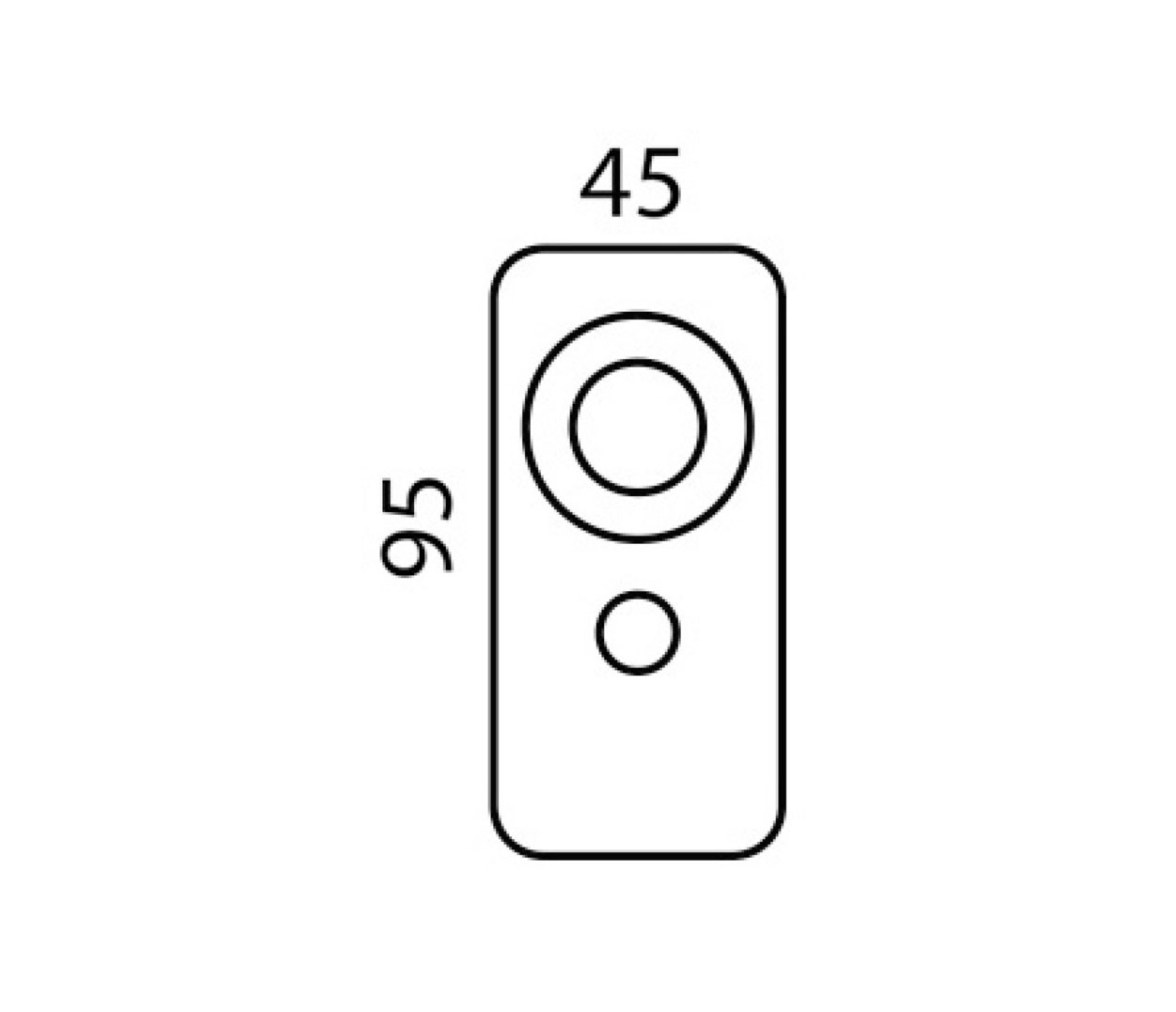 Control remoto inalámbrico de doble velocidad + foco/proyector