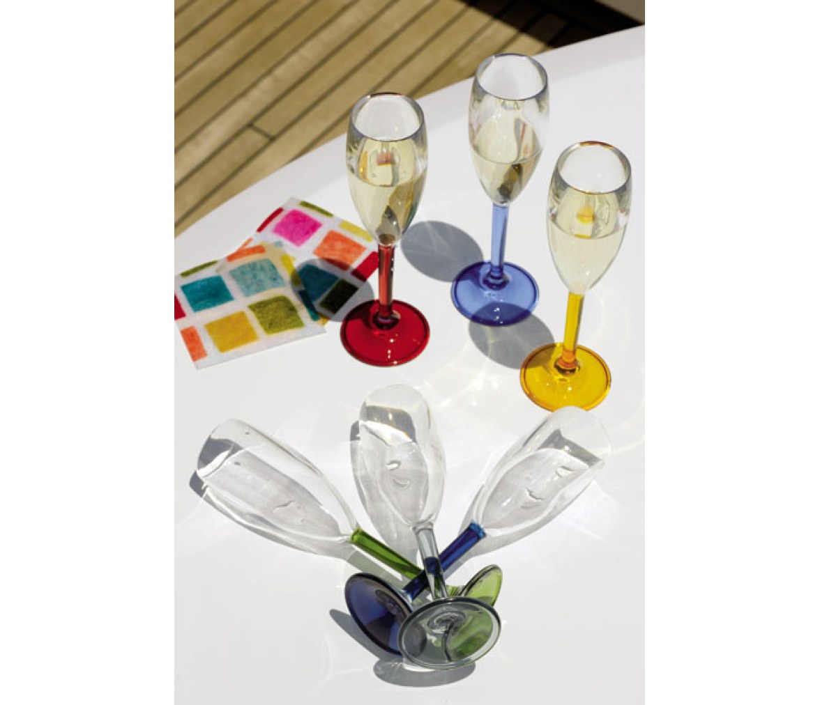 Copa de Cava Base Colores Party 6 unidades Marine Business