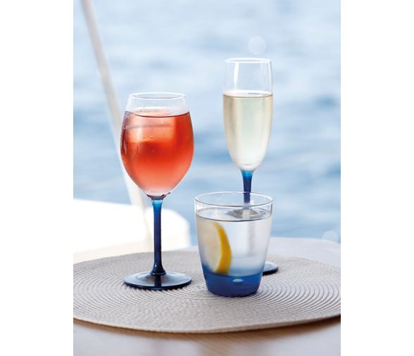 Copa de Vino Ecozen & Antideslizante - Party Blue - 6 uds - Marine Business