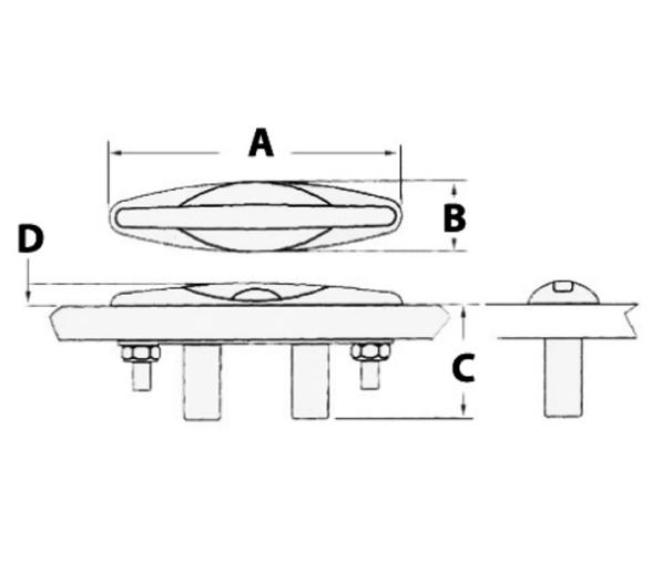 Cornamusa Escamoteable Acero Inoxidable Precisión