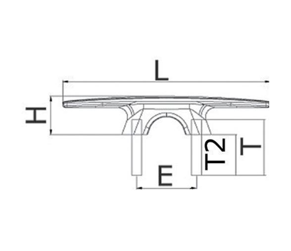 Cornamusa Aero Aluminio Anodizado