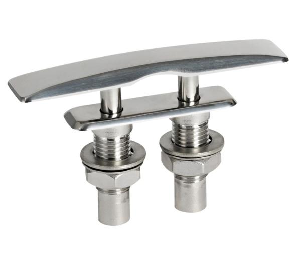 Cornamusa Escamoteable Acero Inoxidable Extra Plana