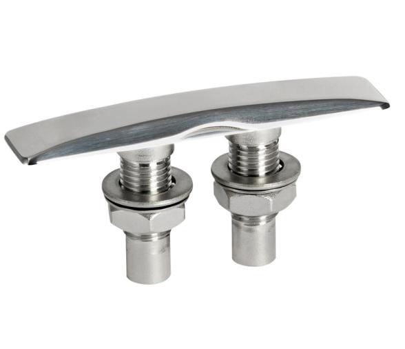 Cornamusa Escamoteable Acero Inoxidable Extra Plana