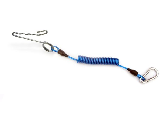 Cressi Extensor de Acero con Pinza para Cabo y Mosquetón