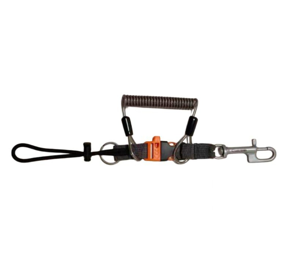 Cressi Extensor Inoxidable con Mosquetón, Anilla y Gaza