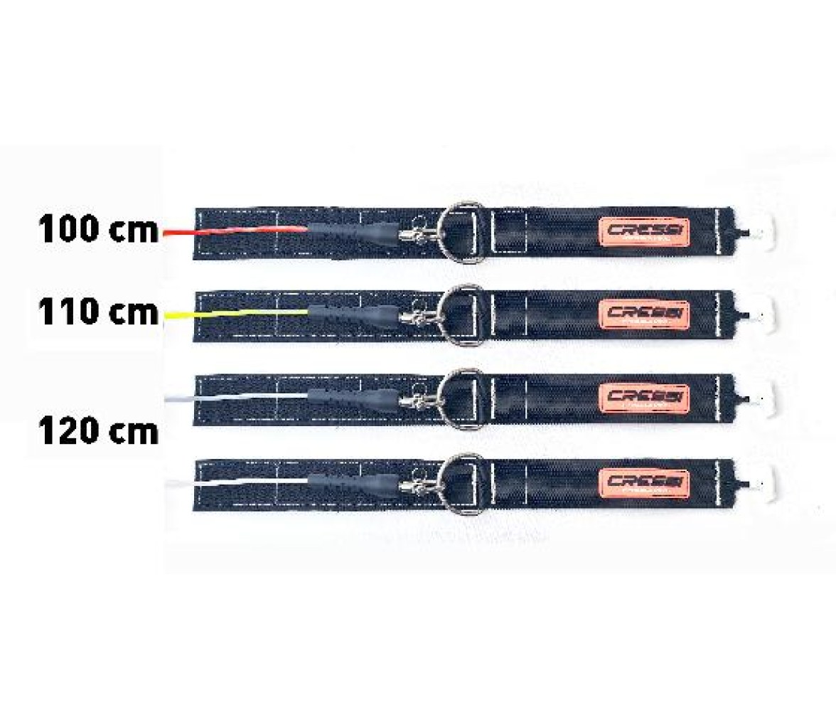 Cressi Lanyard de Apnea con Muñequera de Neopreno