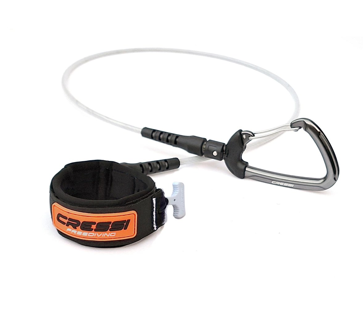 Cressi Lanyard de Apnea con Muñequera de Neopreno