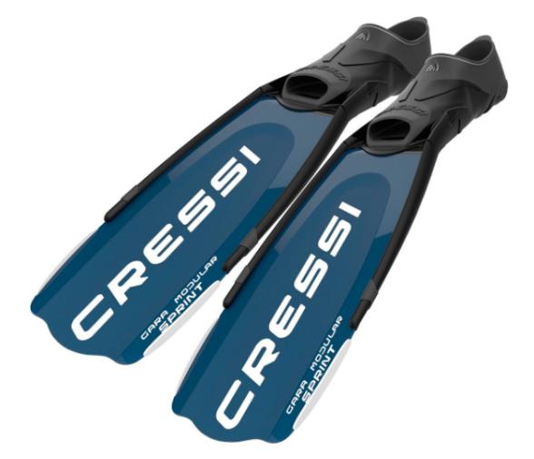 Cressi Aleta Gara Modular Sprint Azul