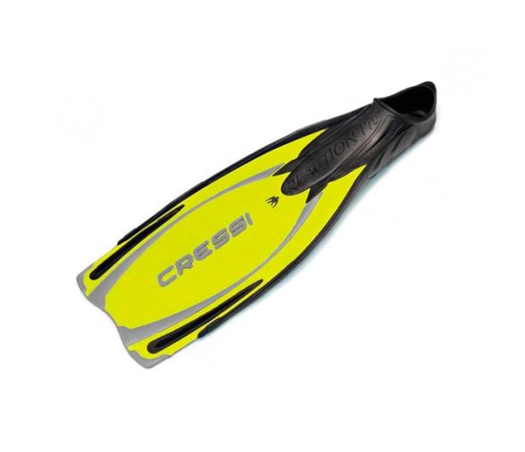 Cressi Aletas Reaction Amarillo-Gris Pro