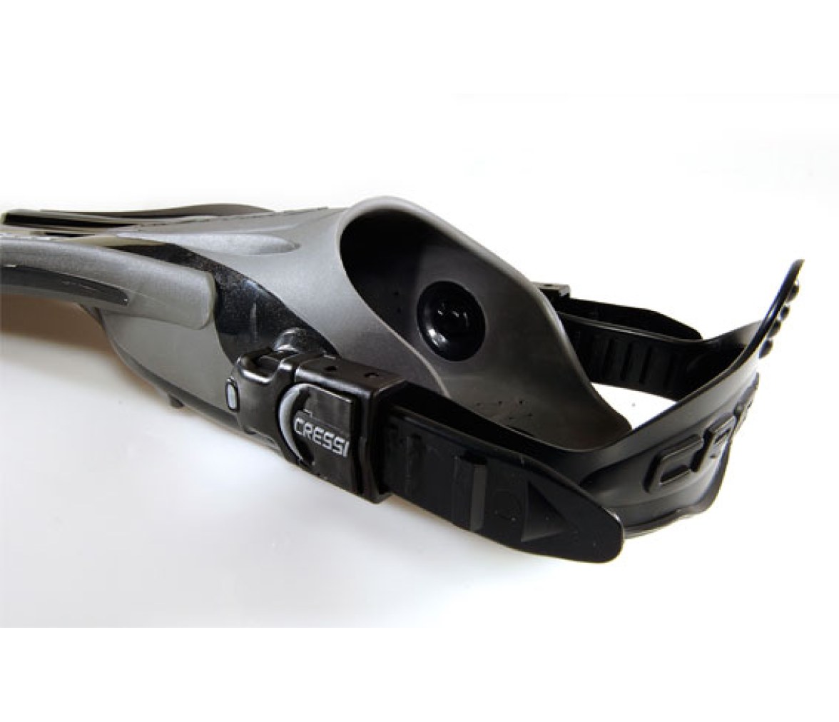 Cressi Aletas Regulables Frog Plus Blanco-Negro