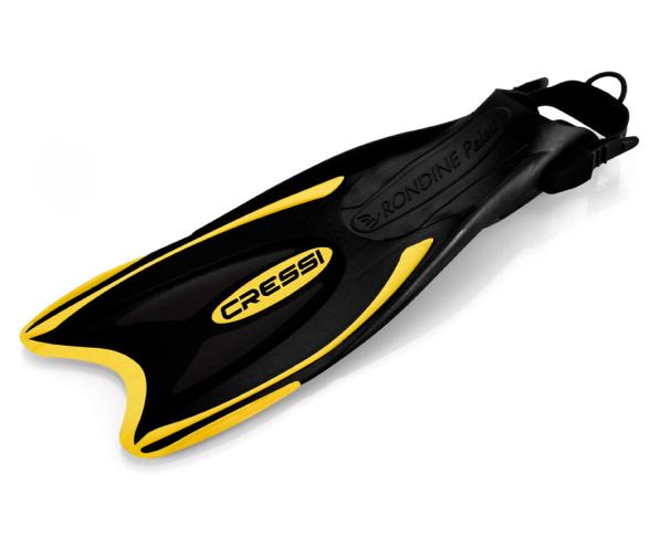 Cressi Aletas Regulables Palau Negro-Amarillo