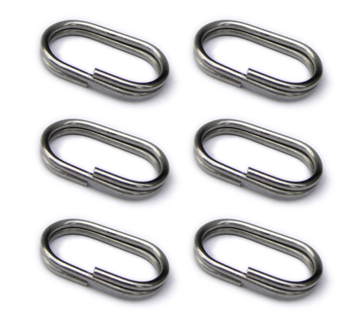 Cressi Anillas de Acero Inoxidable AISI 316 (6 Unidades)