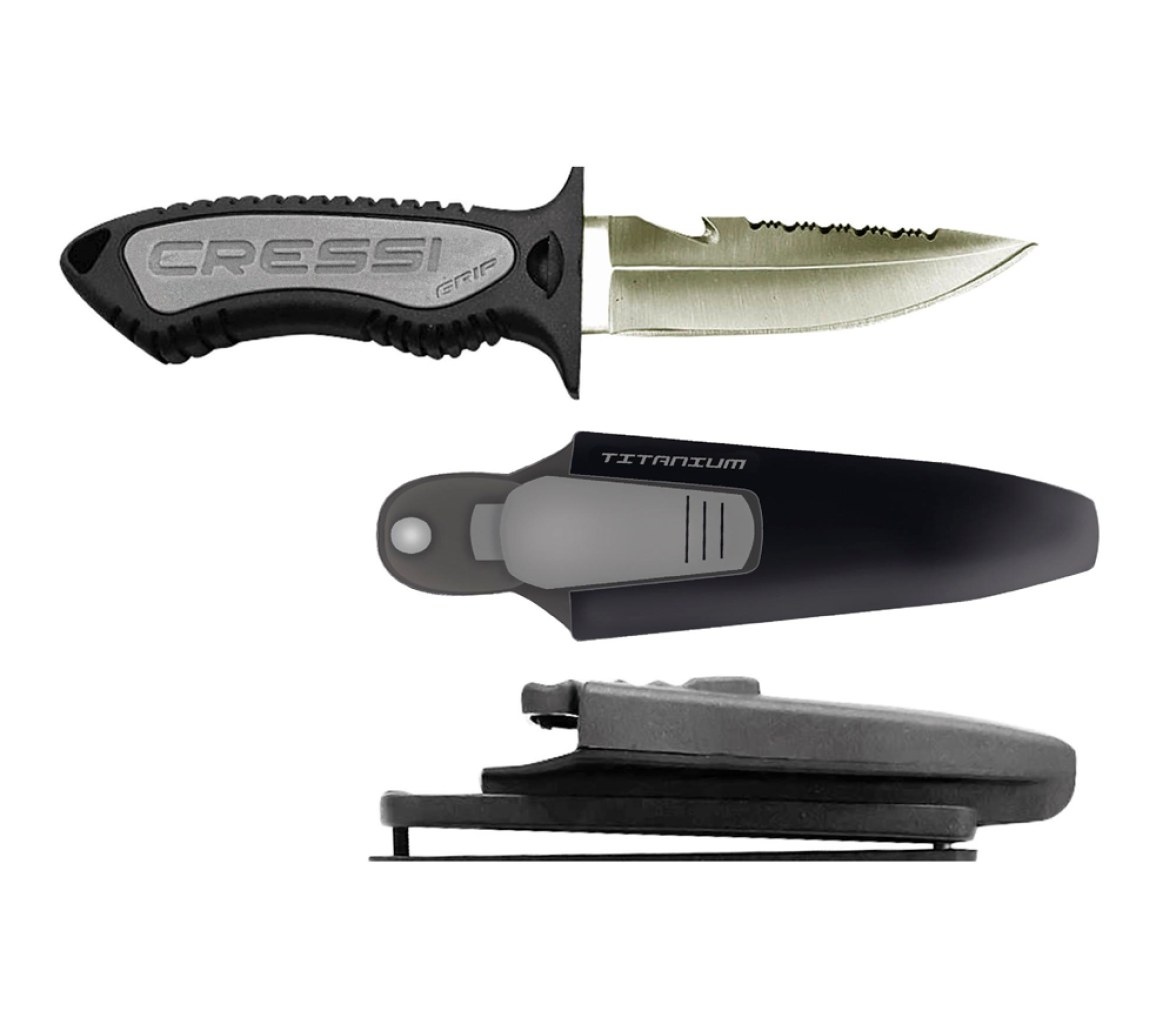Cressi Cuchillo Grip Titanio