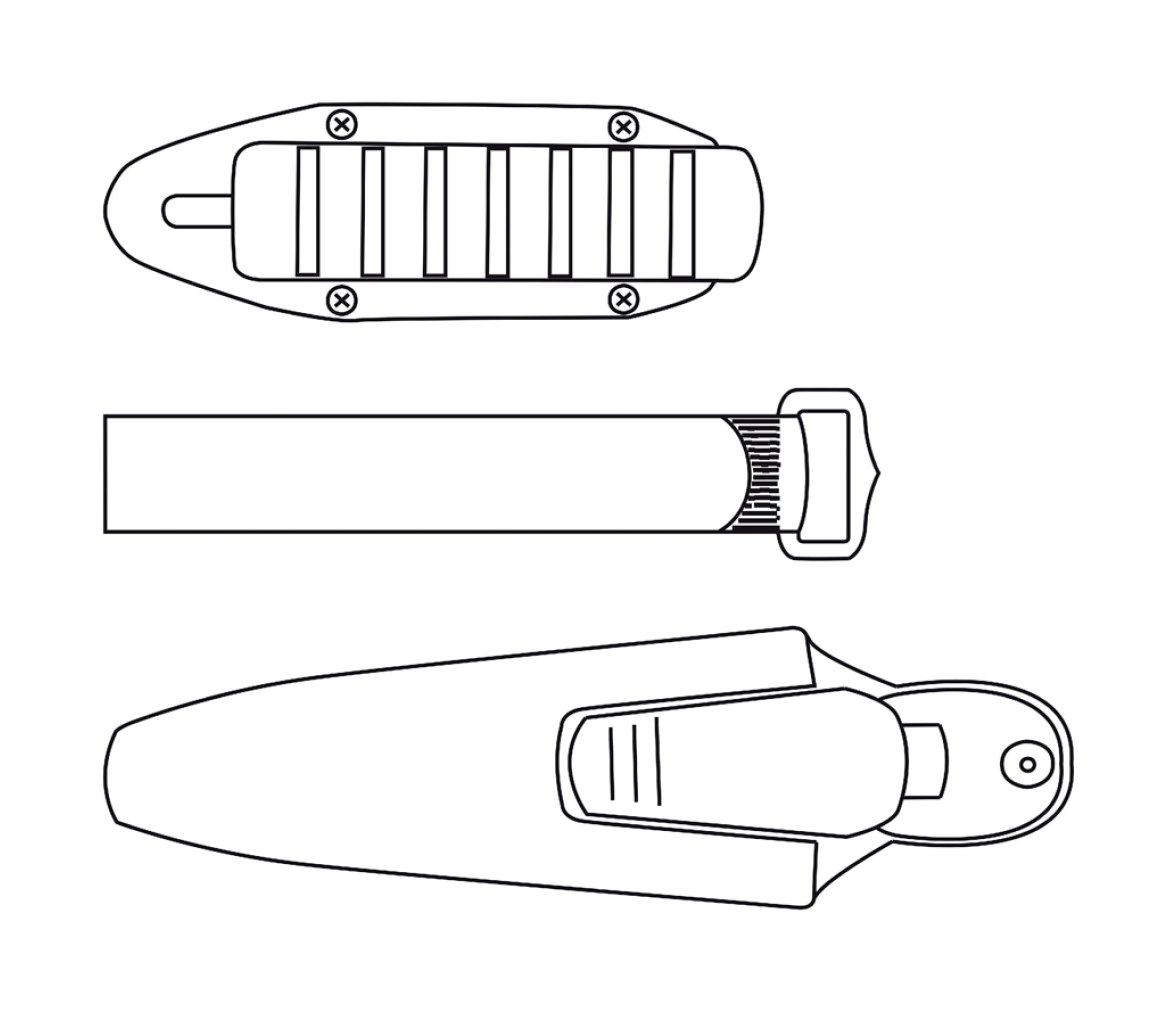 Cressi Cuchillo Grip Titanio