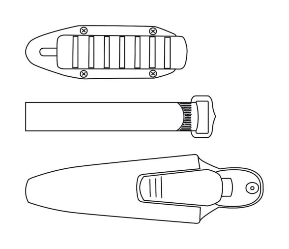Cressi Cuchillo Grip Titanio