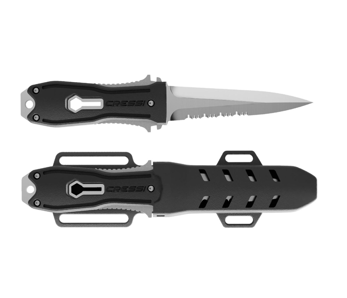 Cressi Cuchillo Lizard Negro