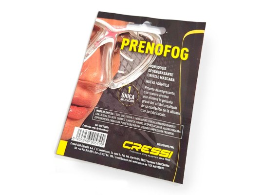 Cressi Desengrasante Prenofog 8 gr