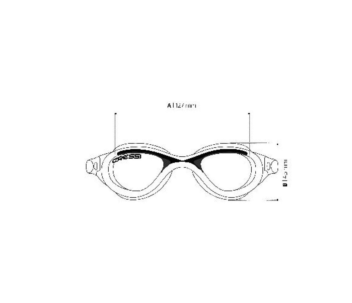 Cressi Flash Medium Gafas de Natación