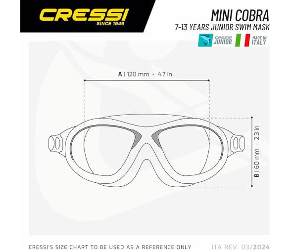 Cressi Gafas Natación Cobra Kid