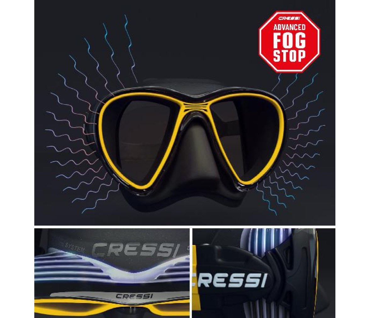 Cressi Kit Quantum e Itaca Ultra Dry: Máscara y Tubo