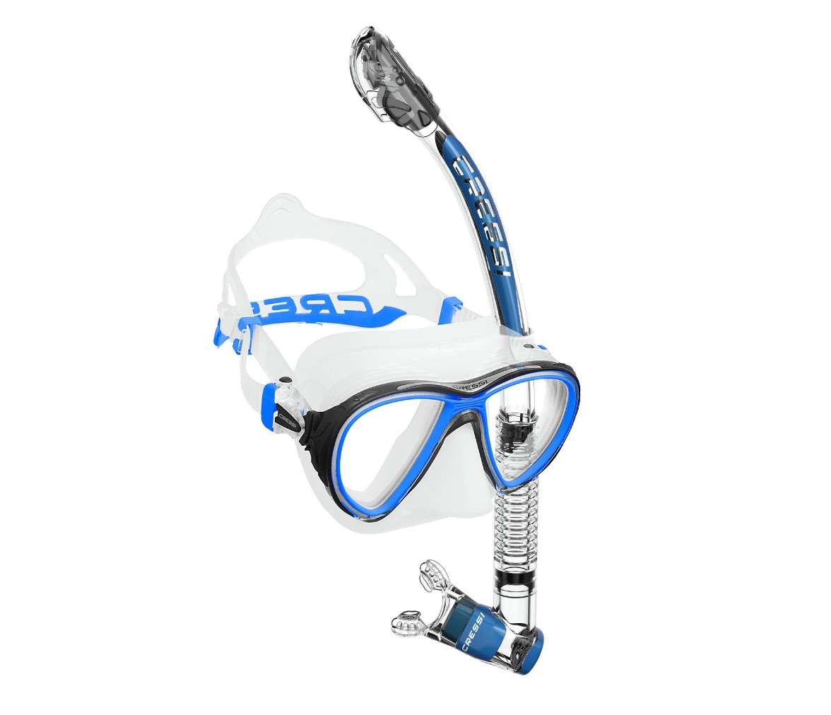 Cressi Kit Quantum e Itaca Ultra Dry: Máscara y Tubo