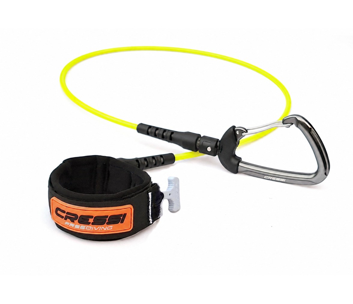 Cressi Lanyard de Apnea con Muñequera de Neopreno