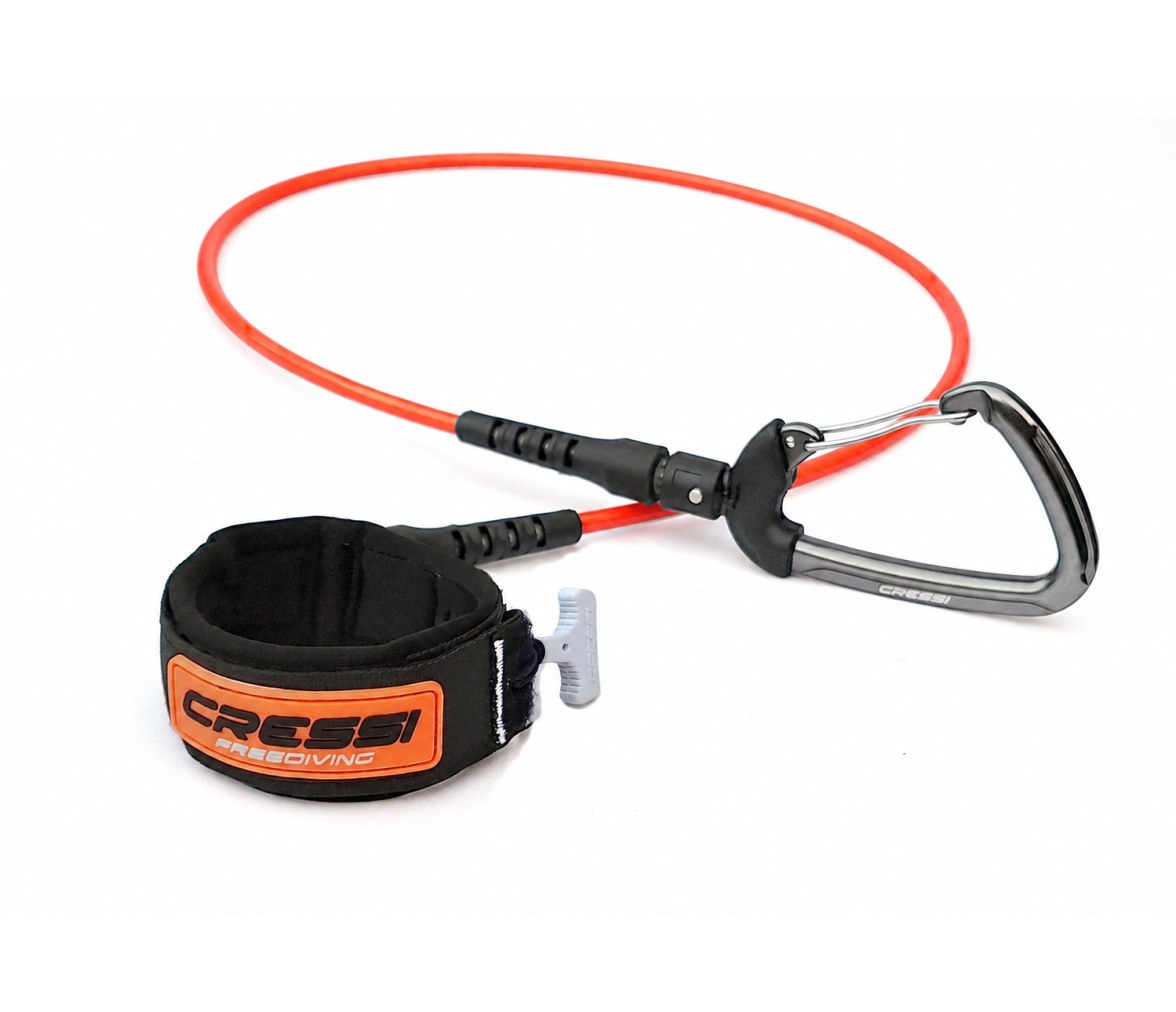Cressi Lanyard de Apnea con Muñequera de Neopreno