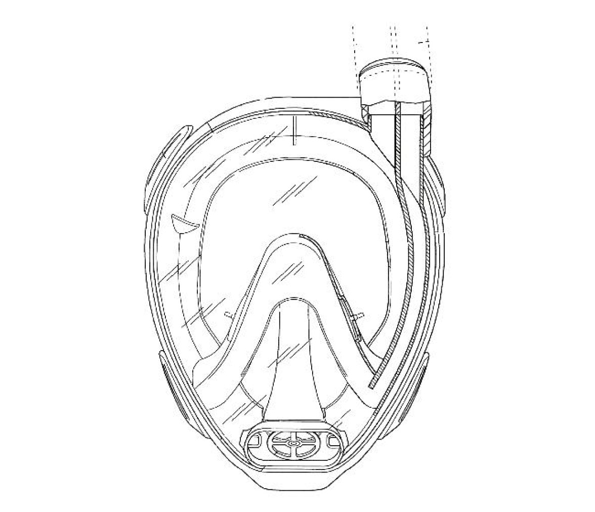 Cressi Baron Máscara Integral para Snorkel de Superficie