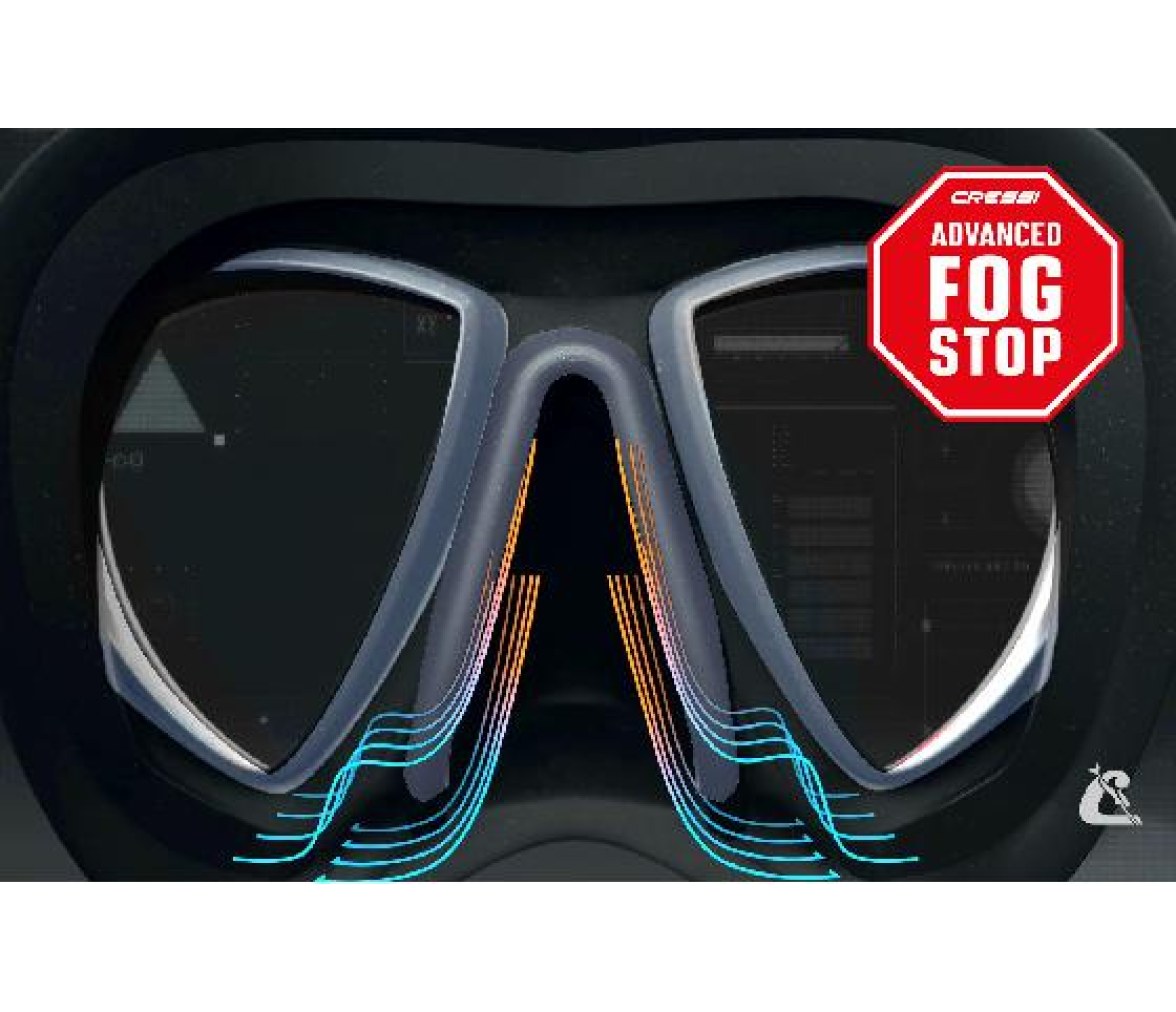 Cressi Samoa TX Máscara de Buceo con Sistema No Fog