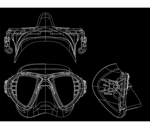 Cressi Mascara Nano Cristal