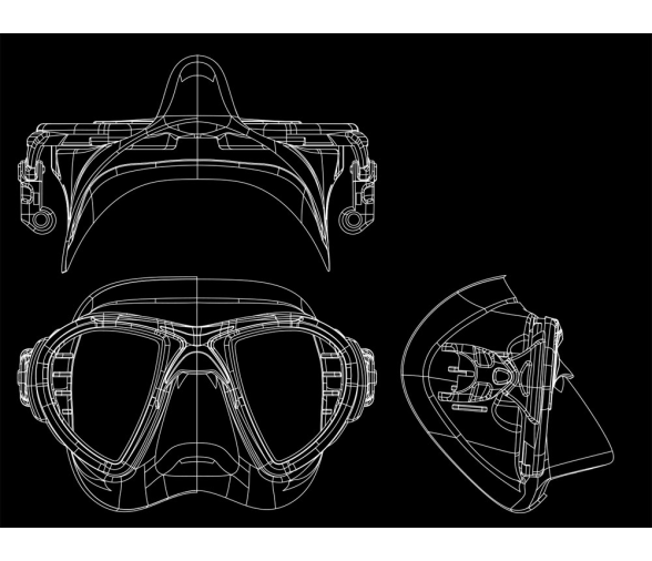 Cressi Mascara Nano Cristal