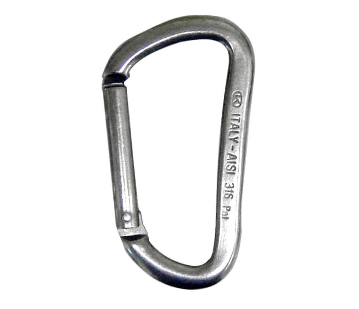 Cressi Mosquetones de Acero Inoxidable AISI 316