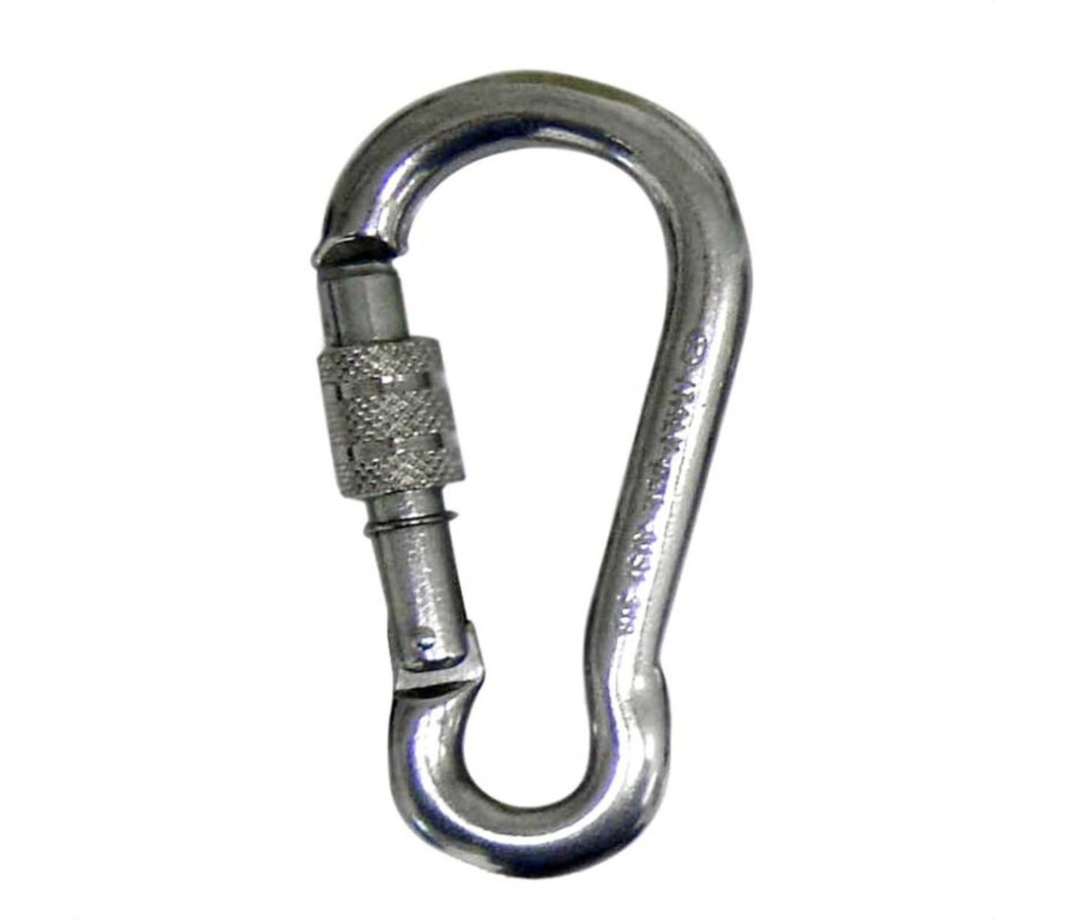Cressi Mosquetones de Acero Inoxidable AISI 316