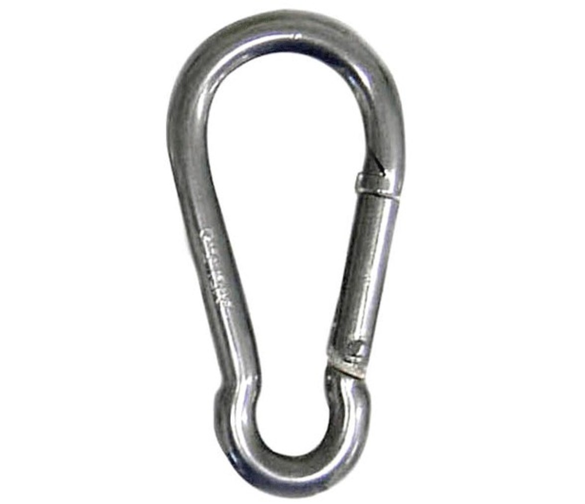 Cressi Mosquetones de Acero Inoxidable AISI 316