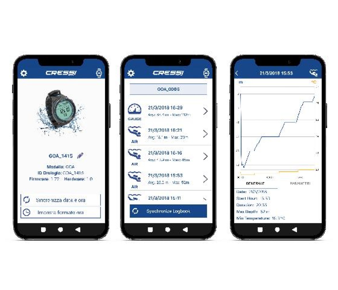 Cressi Interfaz Bluetooth para Ordenadores de Buceo