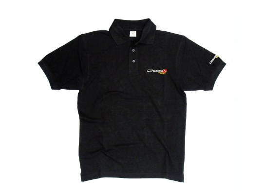 Cressi Team Black Polo Man