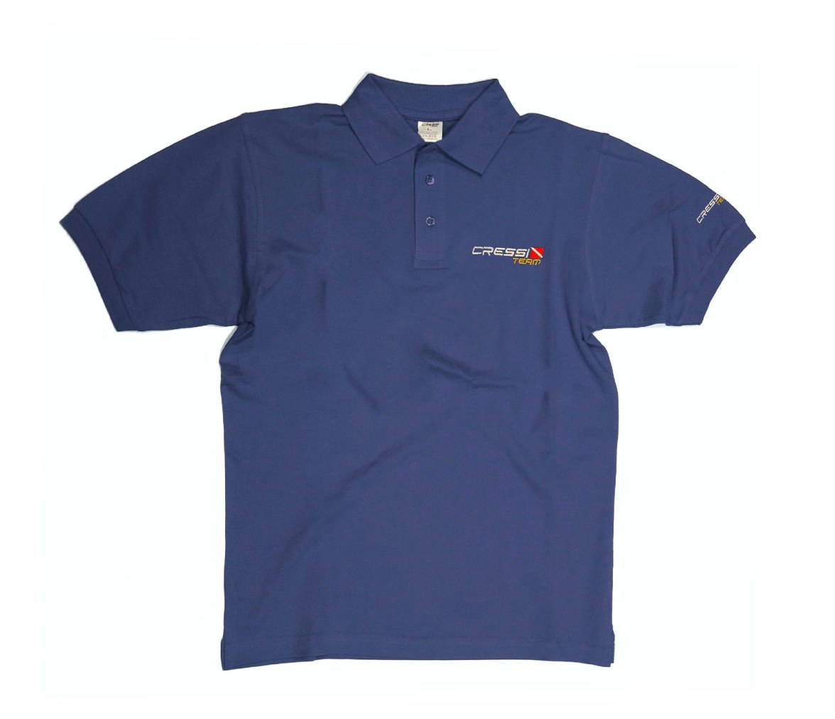 Cressi Polo Team Azul Marengo