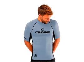 Cressi Rashguard 2024 Hombre Manga Corta Gris