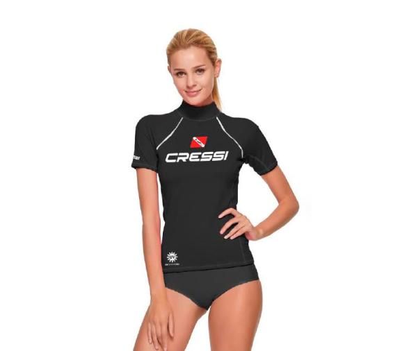 Cressi Rashguard Buceo 2024 Mujer Manga Corta