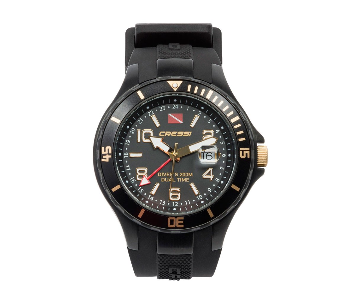 Cressi Reloj Traveller Dual Time Gold